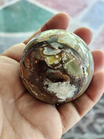 DRUZY MEXICAN AGATE SPHERE