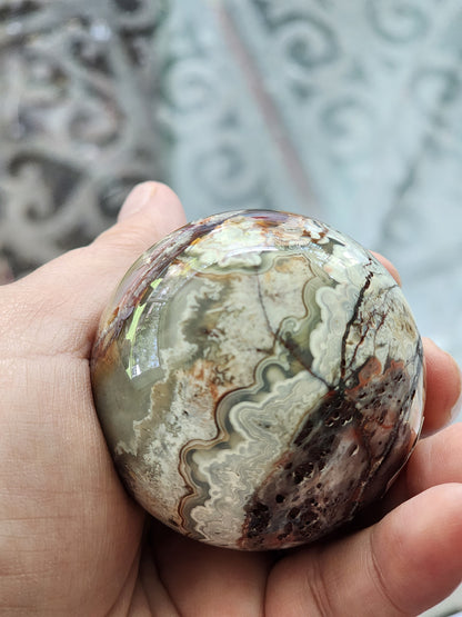 DRUZY MEXICAN AGATE SPHERE