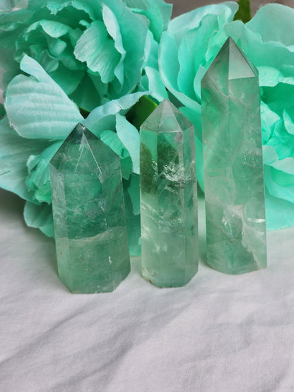 XL GREEN FLUORITE TOWERS