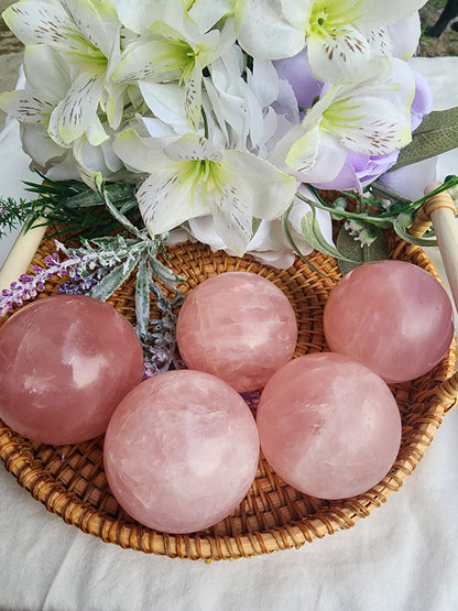 ROSE QUARTZ SPHERE