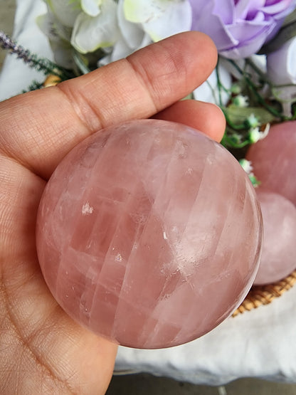 ROSE QUARTZ SPHERE