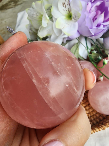 ROSE QUARTZ SPHERE