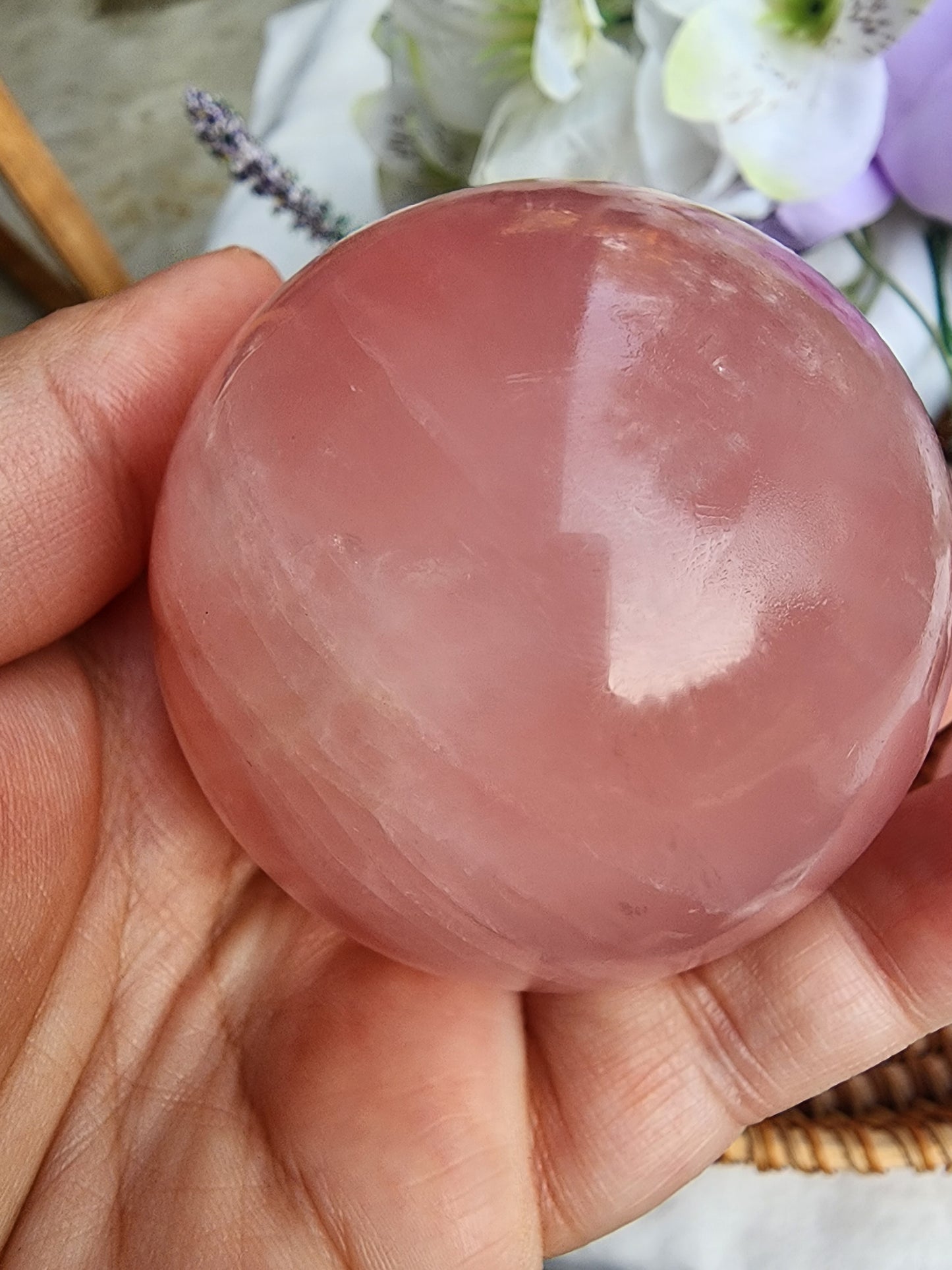 ROSE QUARTZ SPHERE