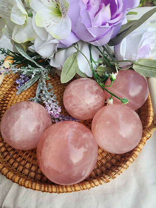 ROSE QUARTZ SPHERE