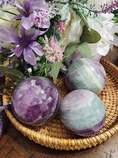 CANDY FLUORITE SPHERE