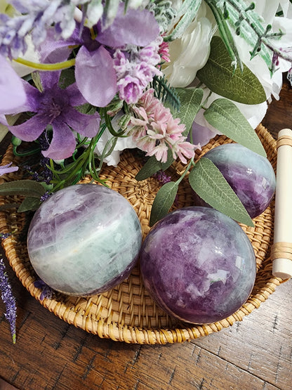 CANDY FLUORITE SPHERE