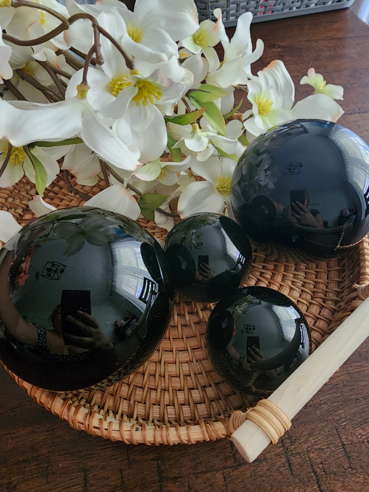 BLACK OBSIDIAN SPHERE