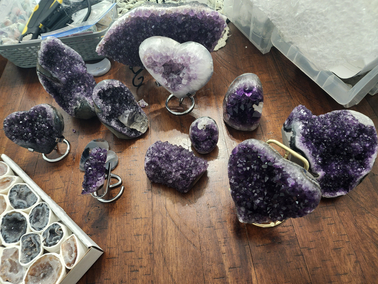 AMETHYST CLUSTERS