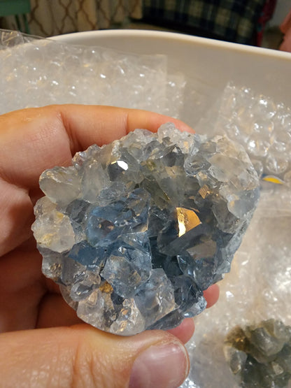 Celestine cluster Pieces