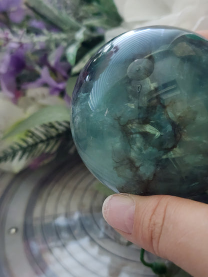 GREEN FLUORITE SPHERE