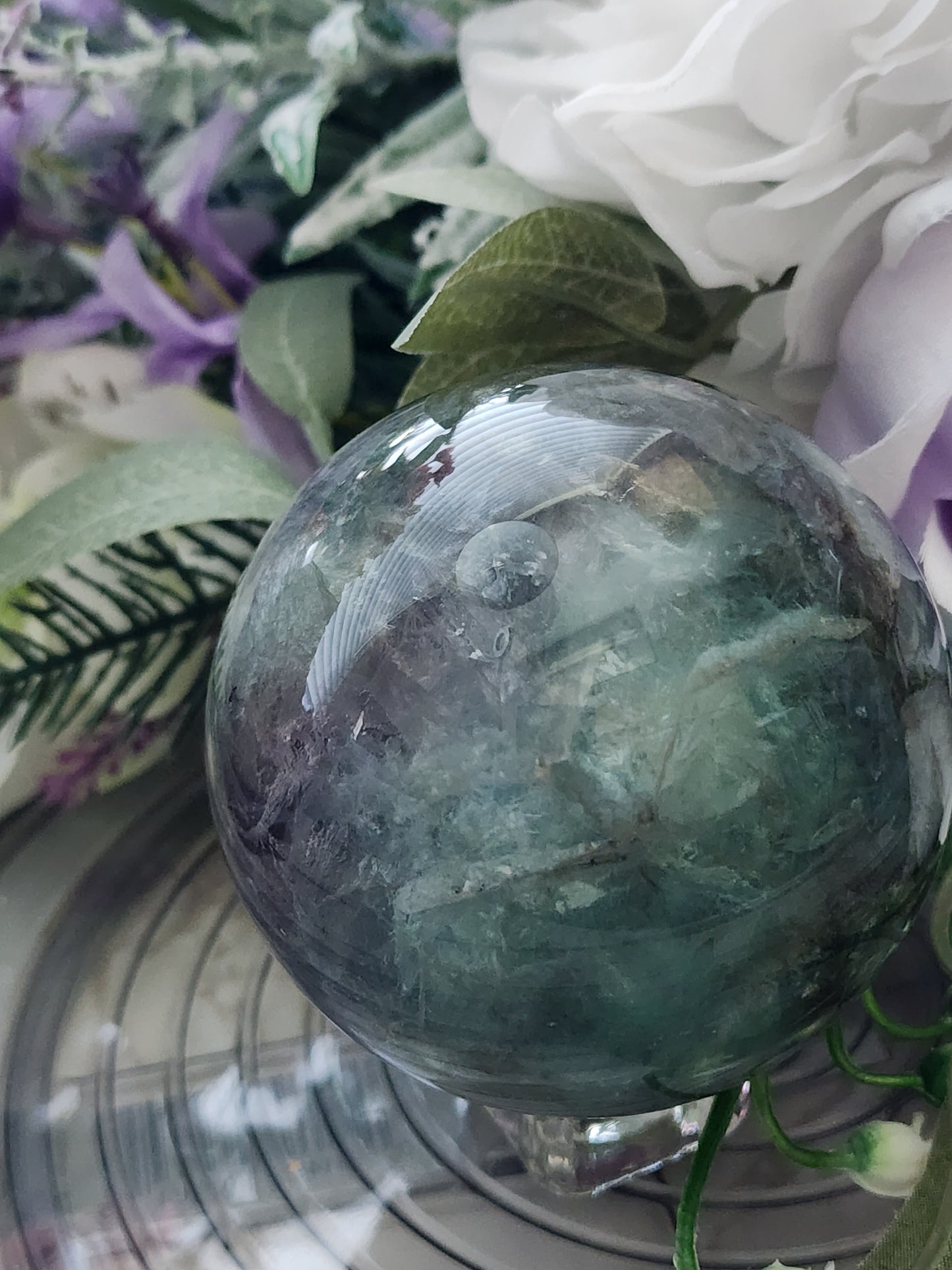 GREEN FLUORITE SPHERE