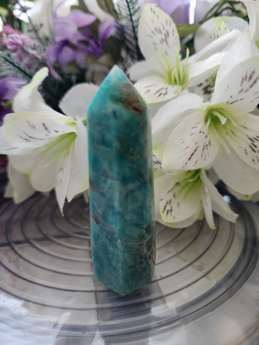 SMOKY AMAZONITE SMALL TOWERS