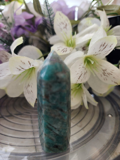 SMOKY AMAZONITE SMALL TOWERS