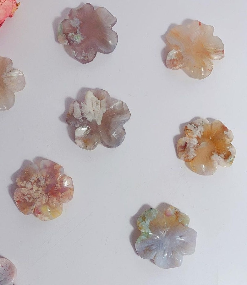 FLOWER AGATE CARVING