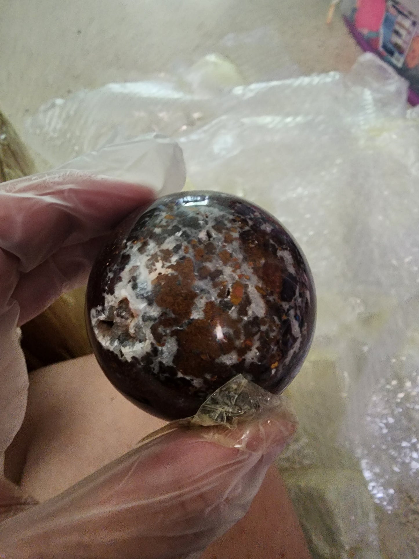 DRUZY MEXICAN AGATE SPHERE